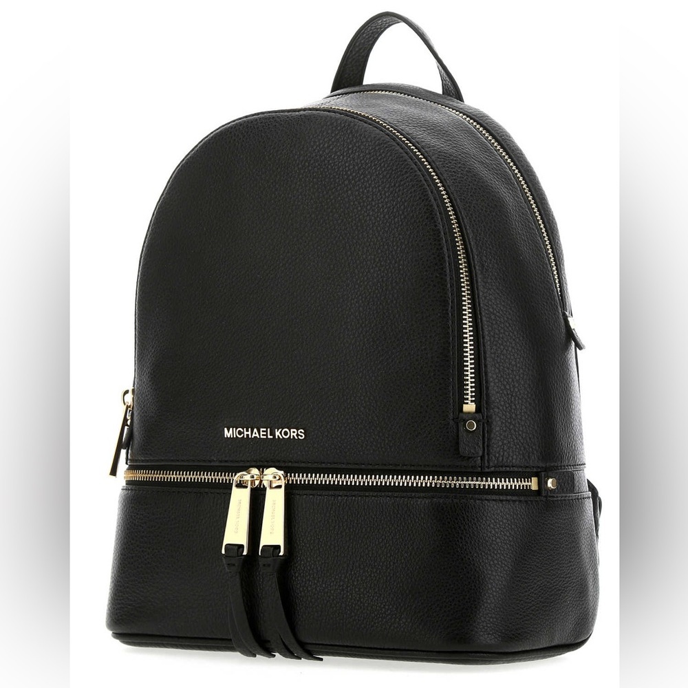 MICHAEL Michael Kors
BLACK LEATHER MEDIUM RHEA BACKPACK
